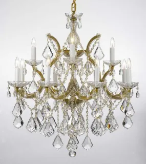 Maria Theresa Chandelier Lighting Crystal Chandeliers H30 "X W28" Trimmed With Spectra (Tm) Crystal - Reliable Crystal Quality By Swarovski - F83-B7/21532/12 1Sw