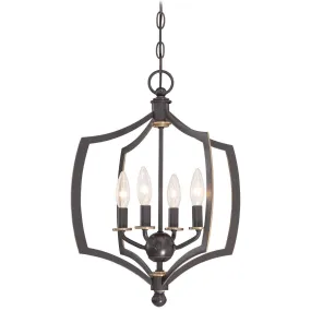 Middletown 16 in. 4 Lights Chandelier Bronze finish