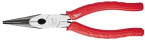 Milwaukee 48-22-6101 Plier, 8 in OAL, 3/8 in Cutting Capacity, 2-39/64 in Jaw Opening, Red Handle, Cushion-Grip Handle :CD: QUANTITY: 1