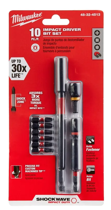 Milwaukee 48-32-4513 Expand Set, 10-Piece, Steel :CD: QUANTITY: 1