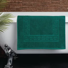 Mitre Essentials Nova Bath Mat Dark Green - GW363