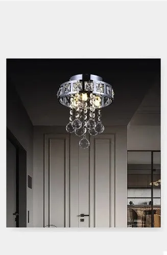 Modern LED Bulb Ceiling Light Pendant Fixture Lighting Crystal Chandelier