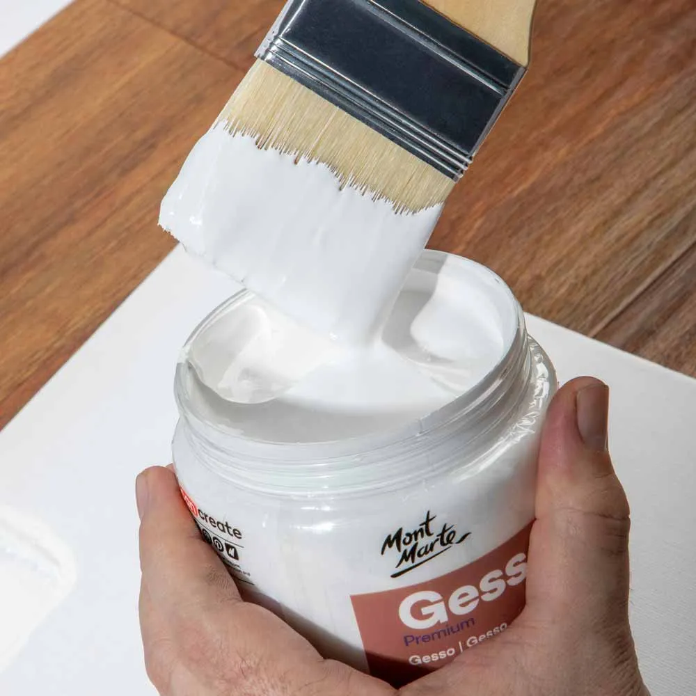 Mont Marte Gesso Brushes Sizes 2/4/6