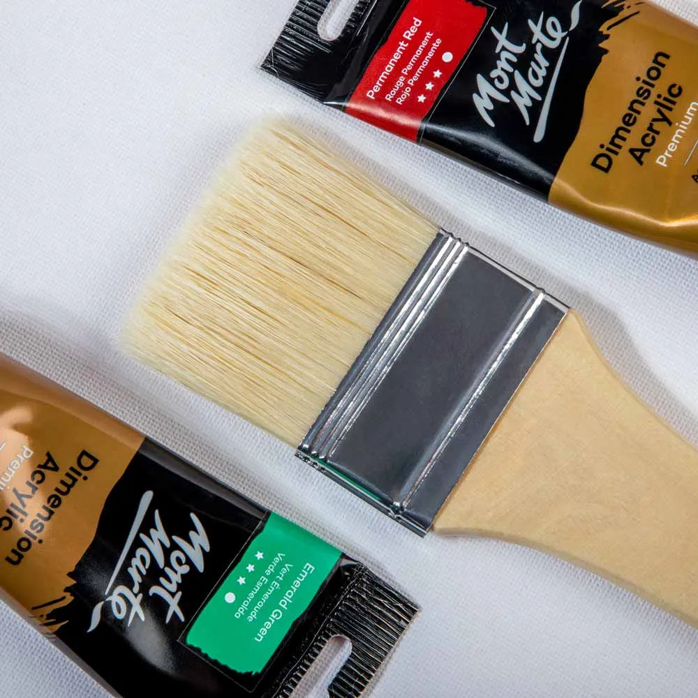 Mont Marte Gesso Brushes Sizes 2/4/6