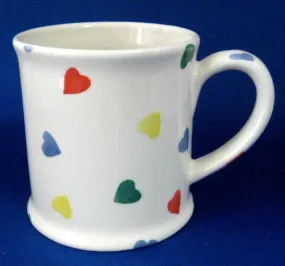 Moorland Ironstone Mug Hand Painted Hearts Chelsea 1988-1992