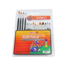 Multi-Purpose Artist Brushes 15 Pcs