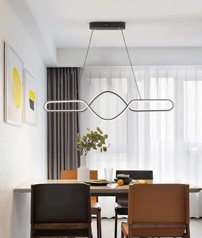 NEO Ninee Infinity Gold / Black Modern LED Pendant Light