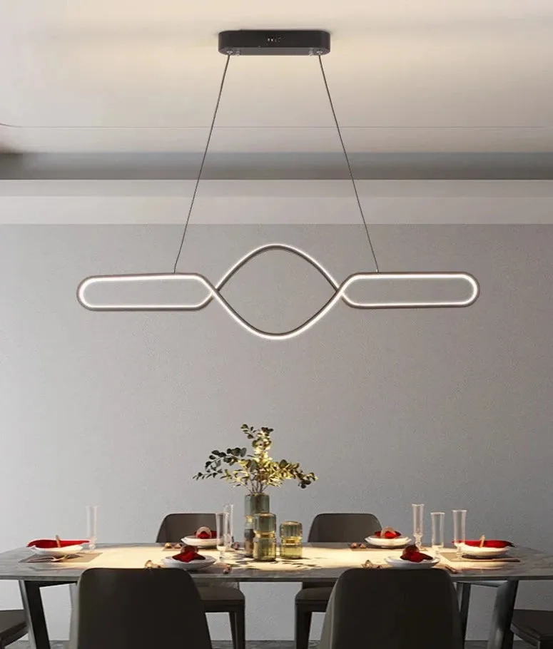 NEO Ninee Infinity Gold / Black Modern LED Pendant Light