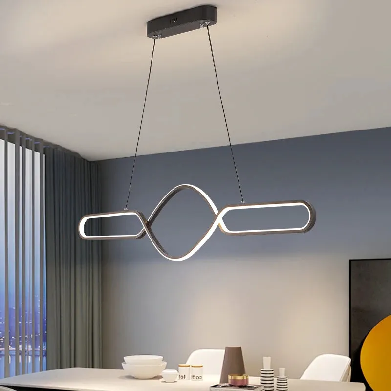 NEO Ninee Infinity Gold / Black Modern LED Pendant Light