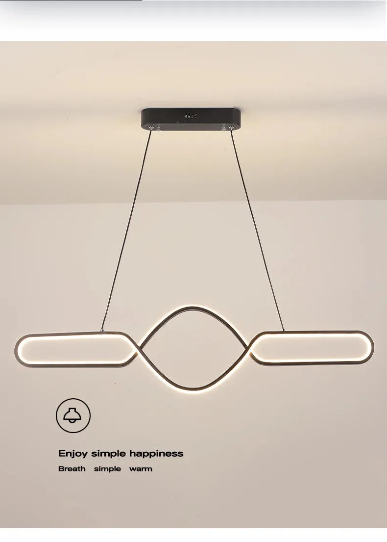 NEO Ninee Infinity Gold / Black Modern LED Pendant Light