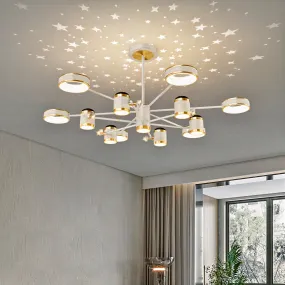 Nordic Creative Starry Ceiling Chandelier Lighting