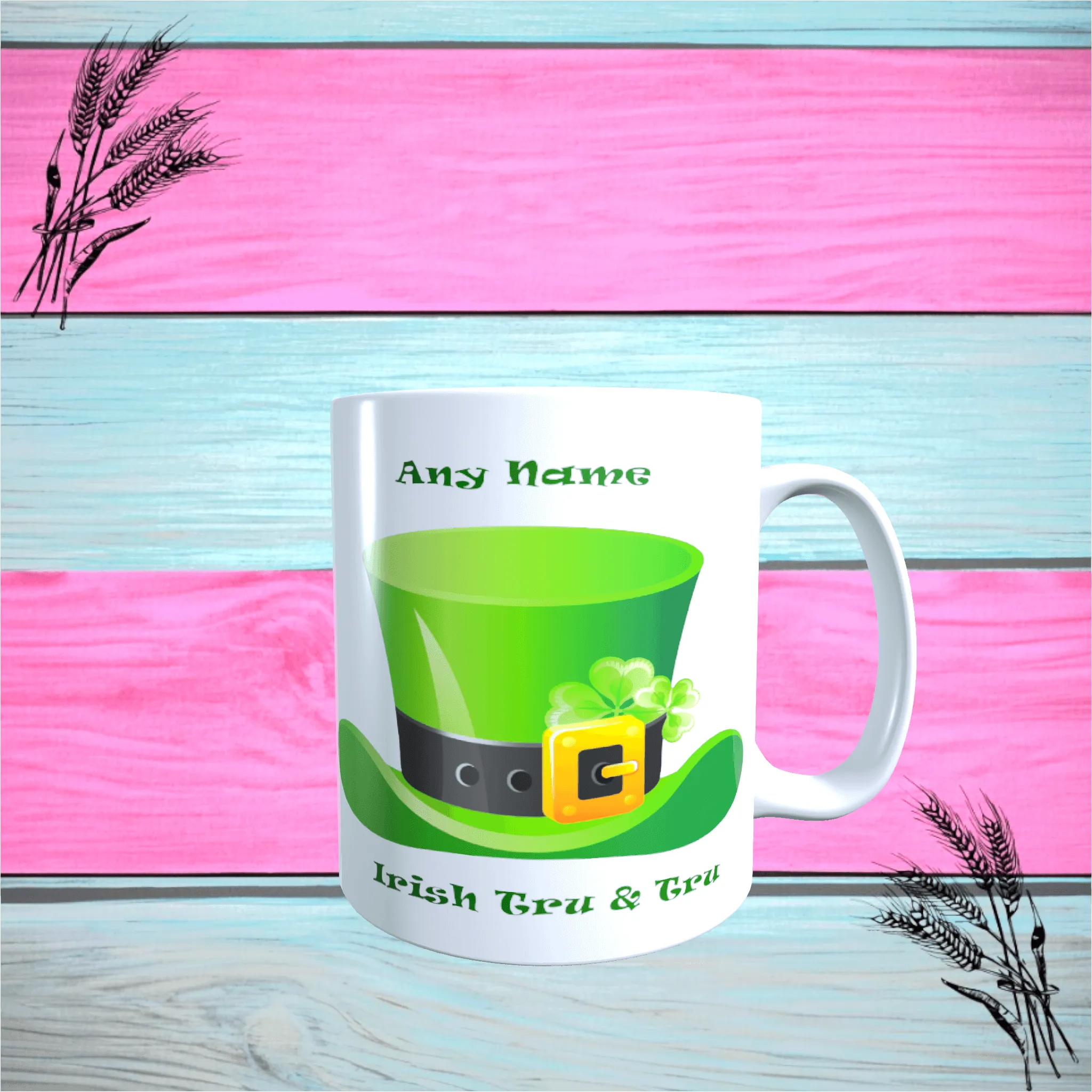 Novelty St Patricks Day Mug, Gift Mug, Irish Mug, Office Mug, Personalised Mug