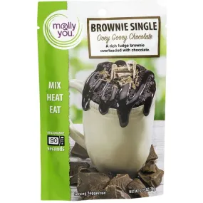 Ooey Gooey Chocolate Brownie Microwave Single