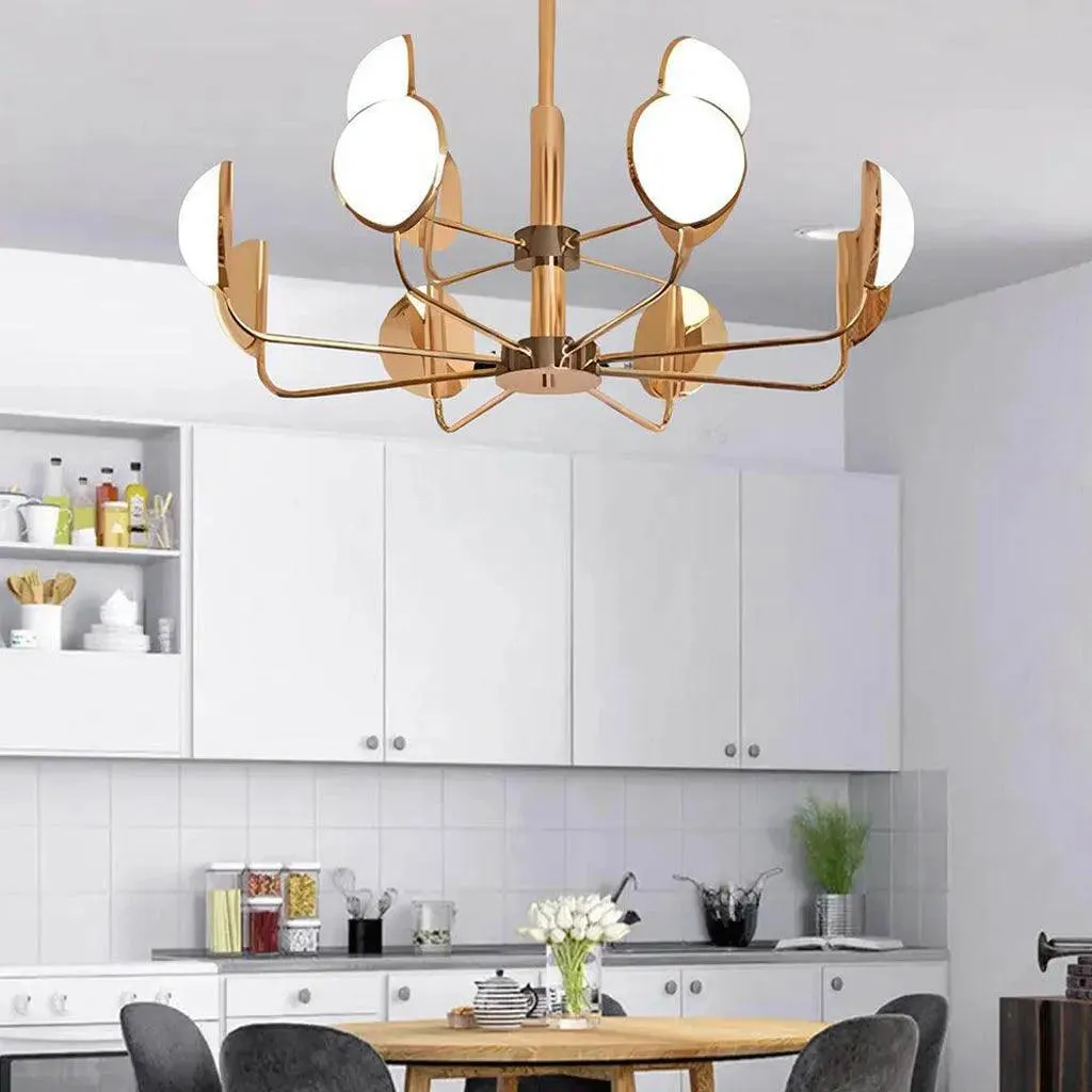 Orbital Bloom Living Room Chandelier (C0714-12A)