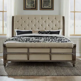 Orchard | Modern Farmhouse King Sleigh Bed Frame