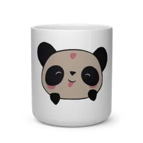 Panda Heart Shape Mug