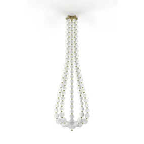 Pearlescent LED Light Double Height Chandelier (L9079/83)