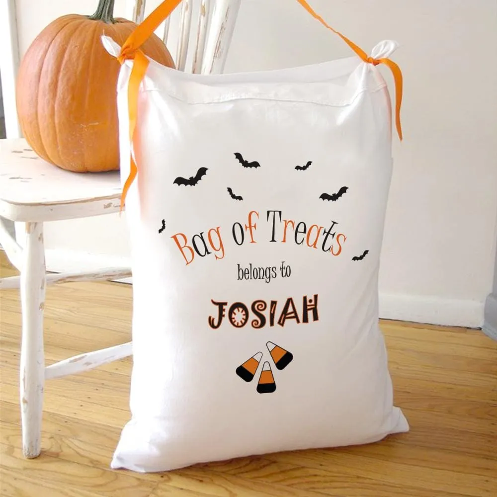 Personalized Halloween Pillowcase Bag of Tricks | Multiple Designs