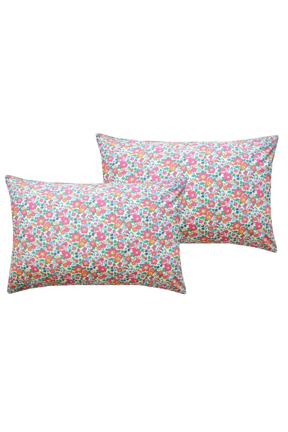 Pillowcase Made With Liberty Fabric BETSY DEEP PINK