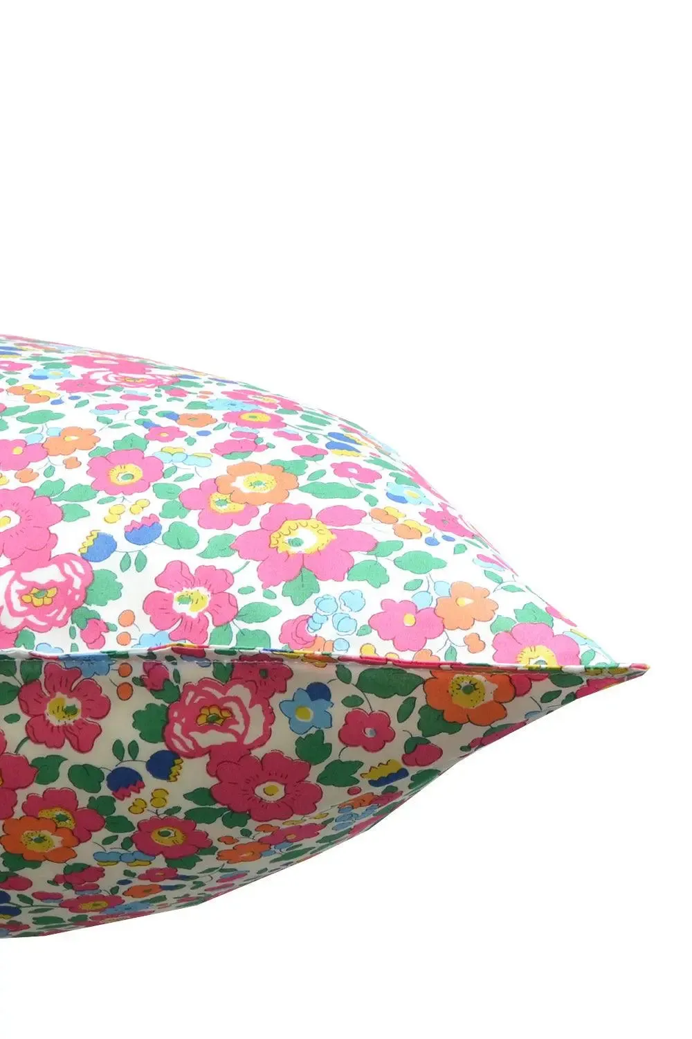 Pillowcase Made With Liberty Fabric BETSY DEEP PINK