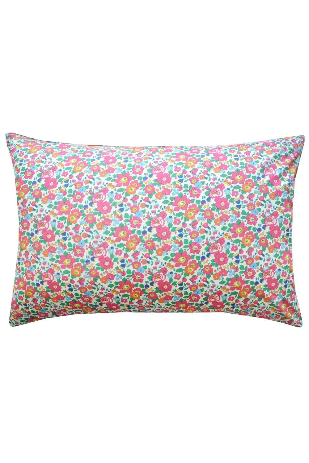 Pillowcase Made With Liberty Fabric BETSY DEEP PINK