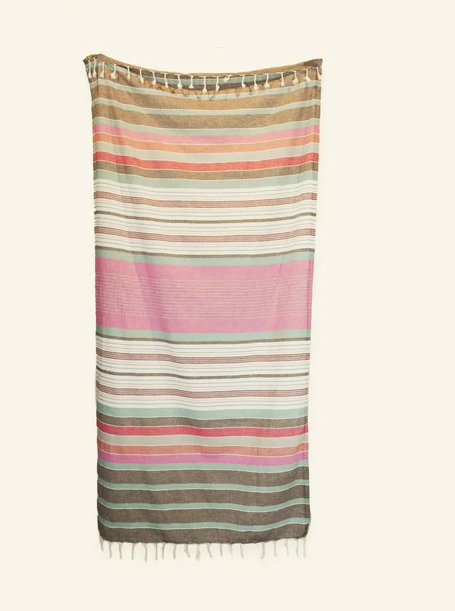 POKOLOKO TURKISH TOWEL - PATIO STRIPE