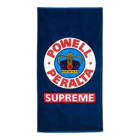 Powell Peralta Supreme Beach Towel Navy