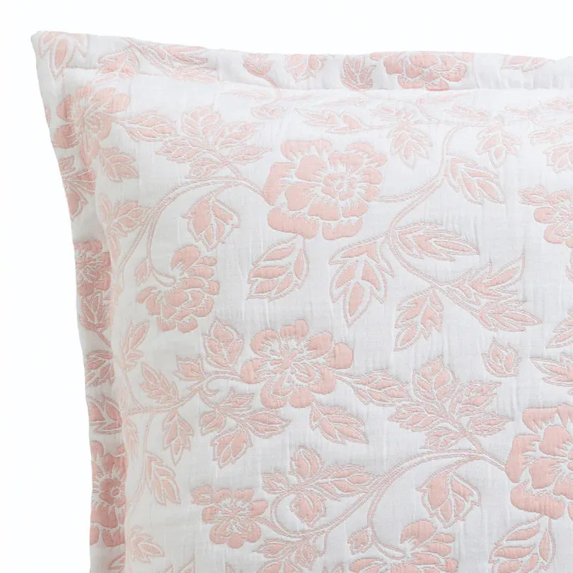 Provence Blush European Pillowcase by Bianca