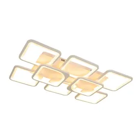 QIYI Kaoli PC Body Modern LED Ceiling Chandelier Remote Dimmable