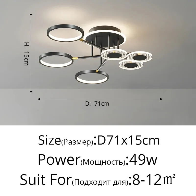 QIYI Minbach Modern LED Ceiling Chandelier Light