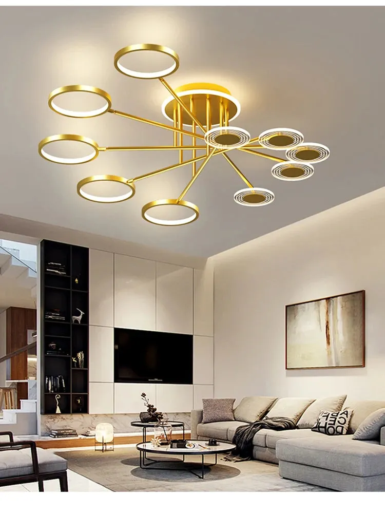 QIYI Minbach Modern LED Ceiling Chandelier Light