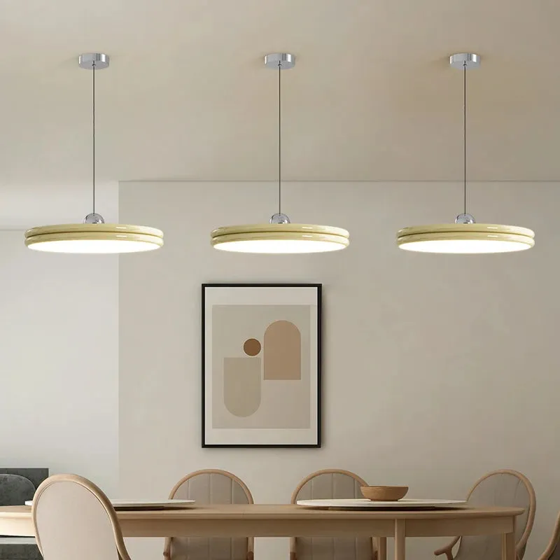 QIYI Round island lamps Modern Pendant lights for Dining table