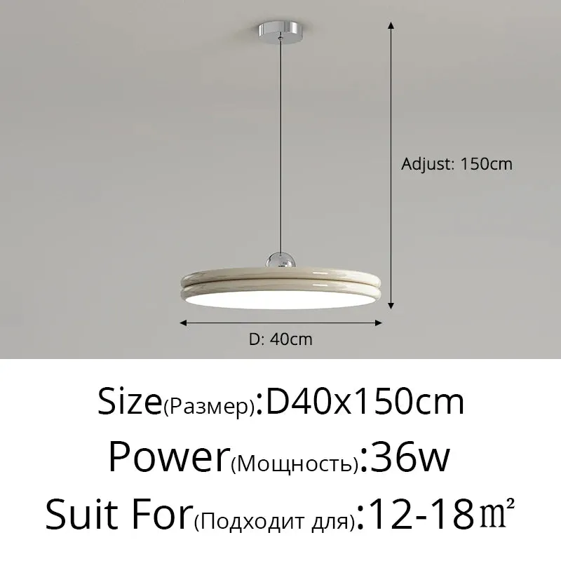 QIYI Round island lamps Modern Pendant lights for Dining table