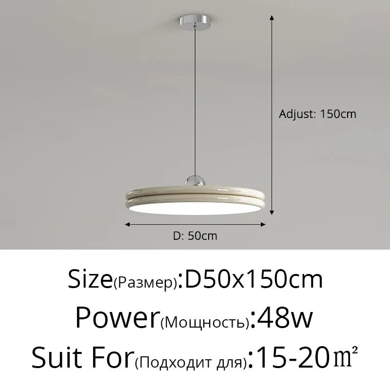 QIYI Round island lamps Modern Pendant lights for Dining table