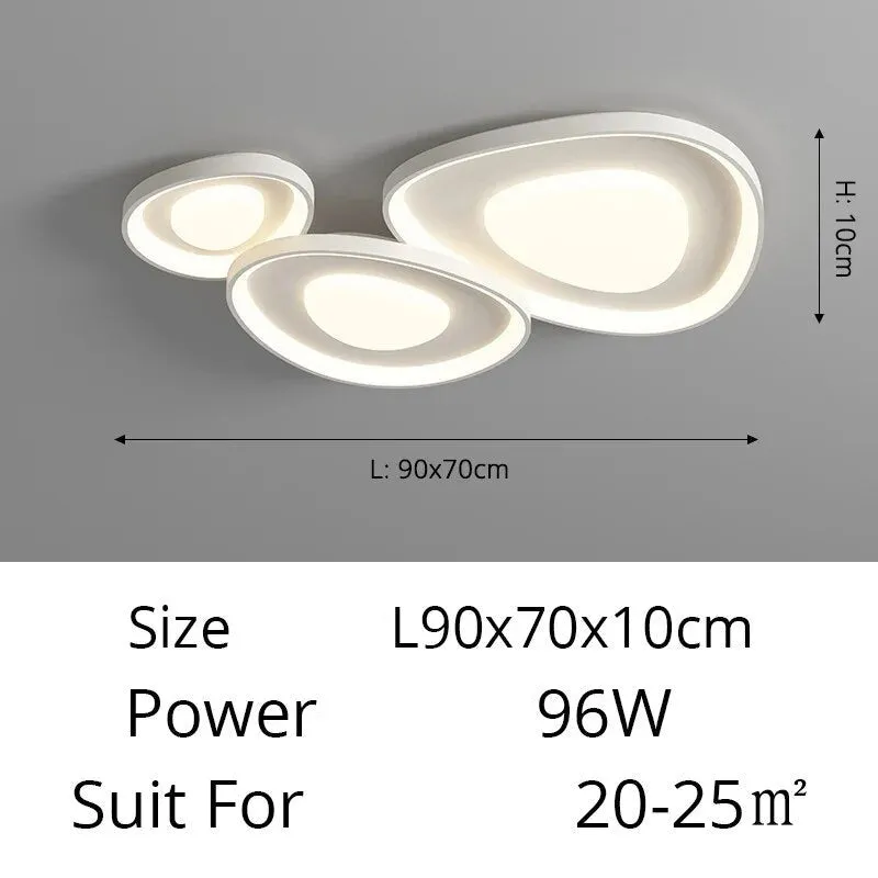 QIYI Sorie Nordic White LED Ceiling Chandelier