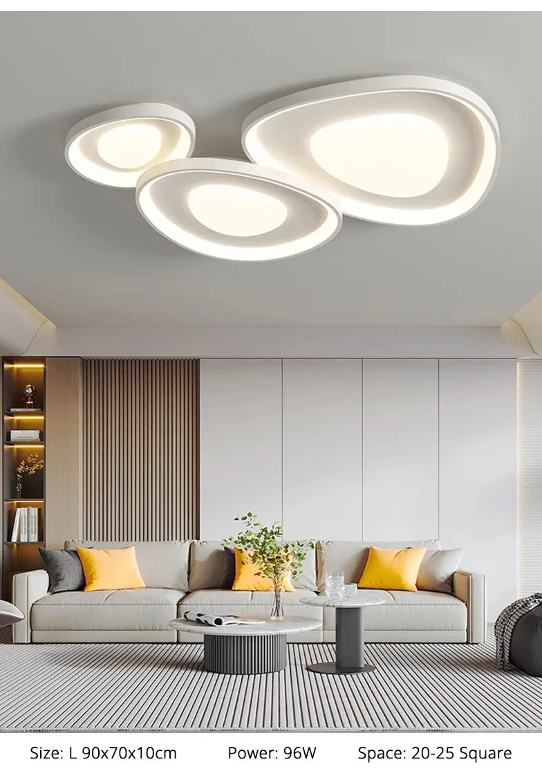 QIYI Sorie Nordic White LED Ceiling Chandelier