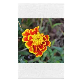 Red and Yellow Flower Rally Towel, 11x18