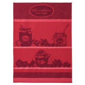 Red Fruit Jam (Confiture Fruits Rouge) French Jacquard Dish Towel by Coucke