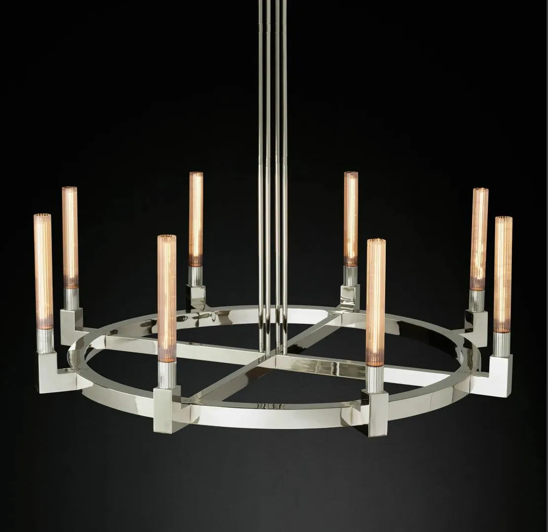 Retro Vintage American Series E14 Black Chandelier