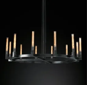 Retro Vintage American Series E14 Black Chandelier