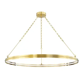 Rosendale 42 in. LED Chandelier Brass finish