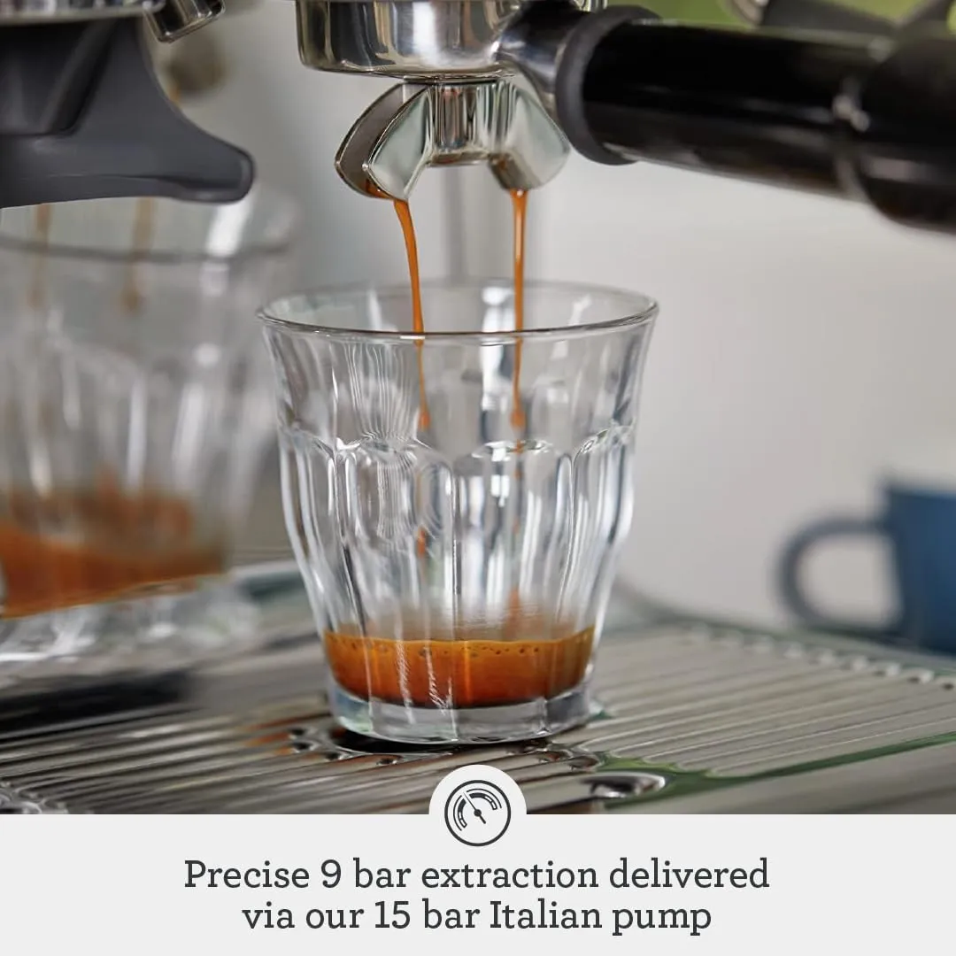 Sage Barista Express BES875BSS Espresso Machine - Bean to Cup Coffee Maker with Milk Frother, Stainless Steel