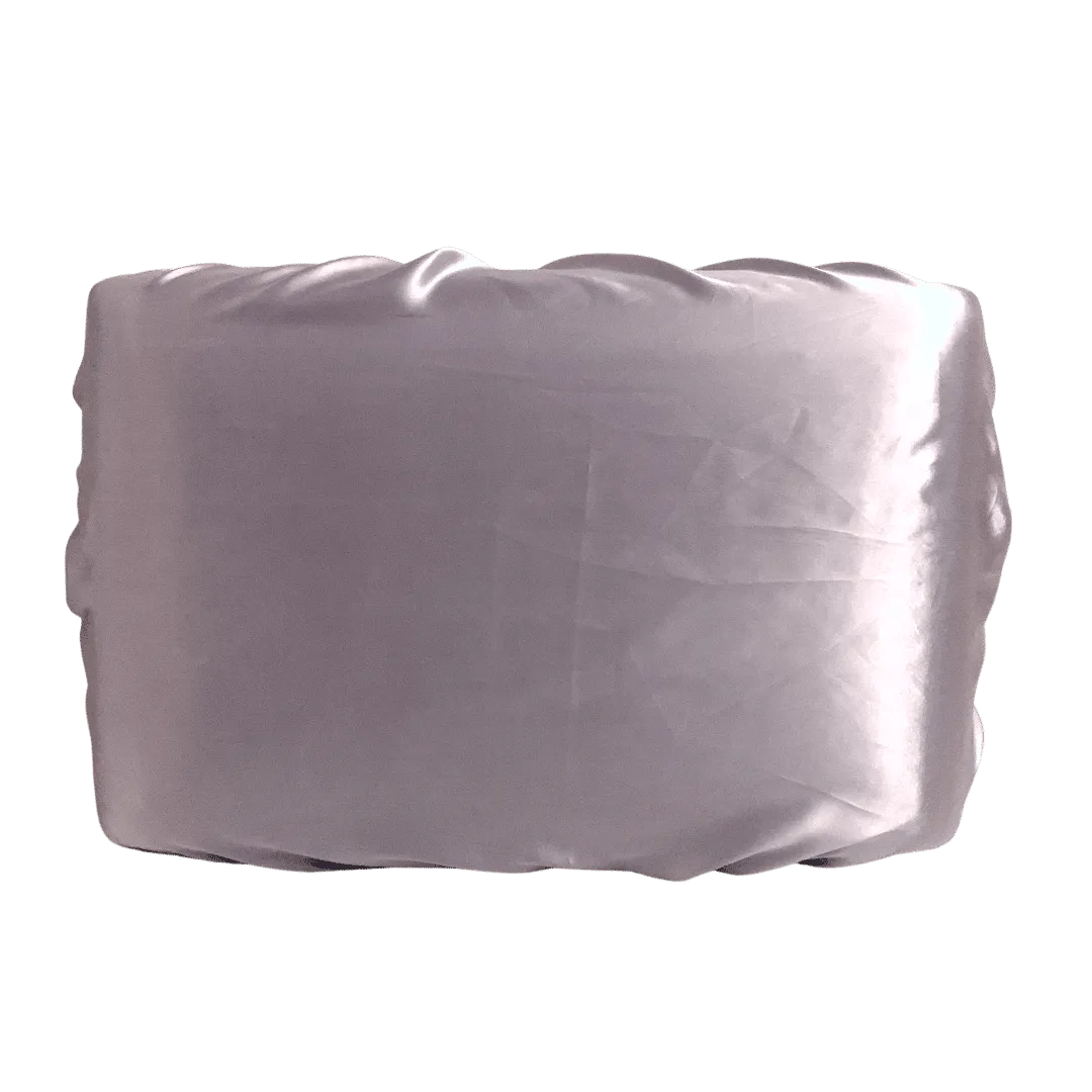 Satin Silk Cloud Grey Pillowcase