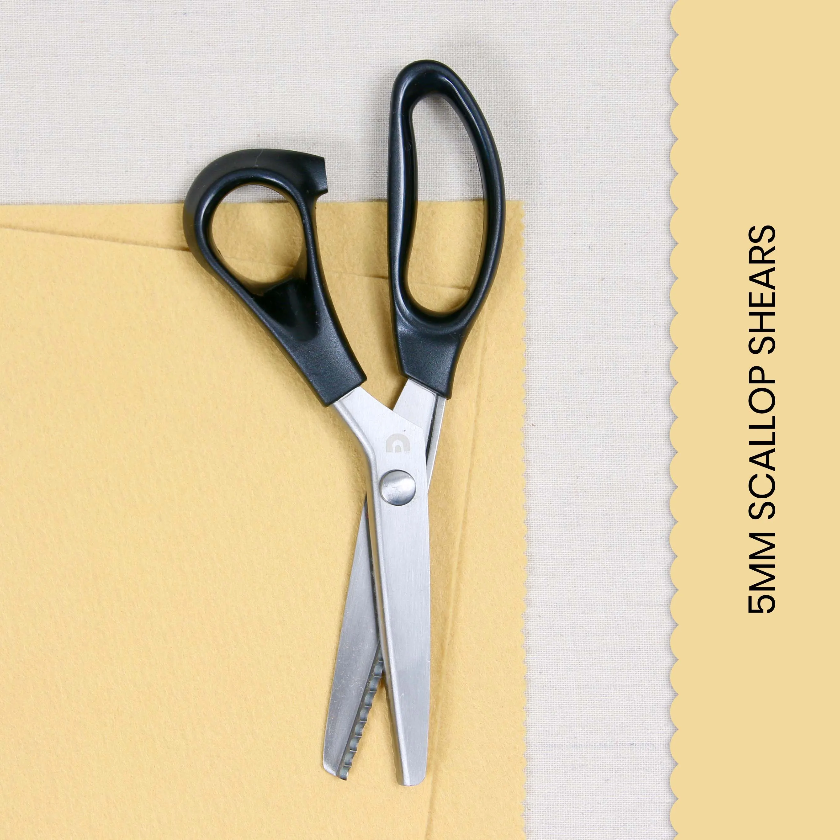 Scallop Shears, 5mm