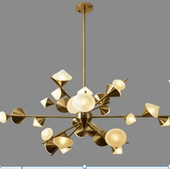 Scattered Star Golden Finish Chandelier (9113)