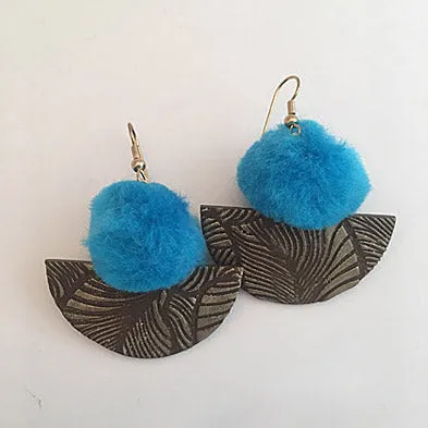 Sculpey Soufflé™ Pom Pom Earrings