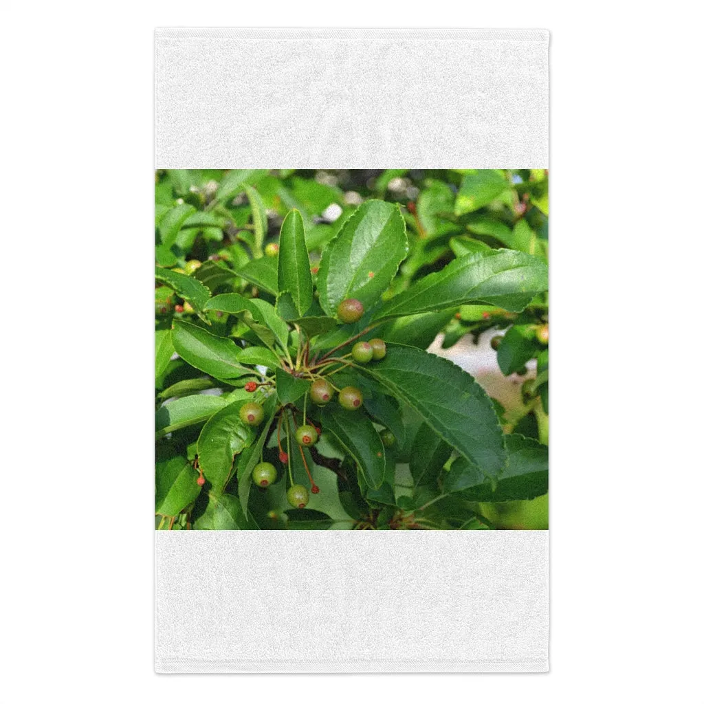 Seeds and Green Leaves Rally Towel, 11x18