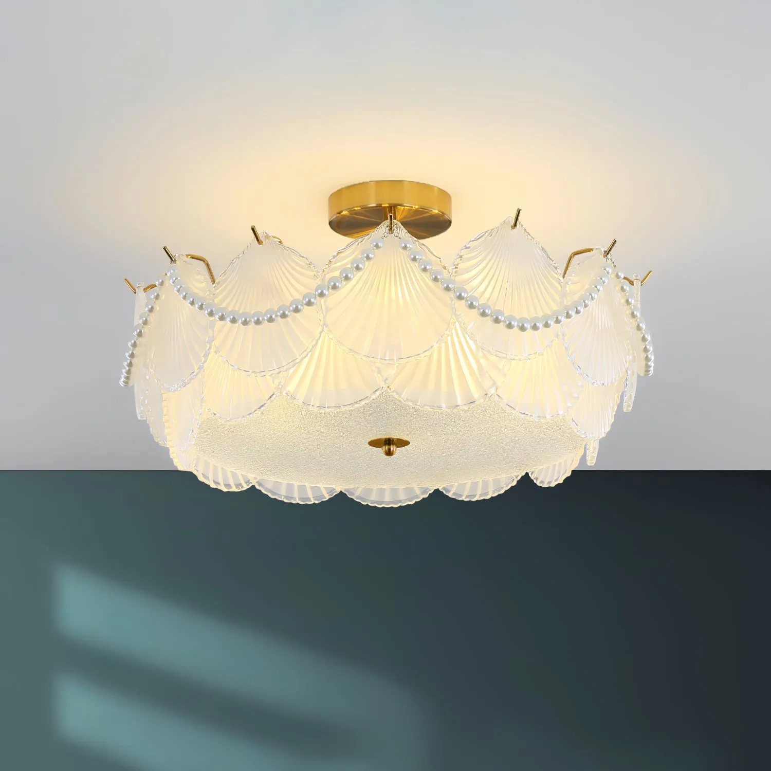 Shell Glass Chandeliers