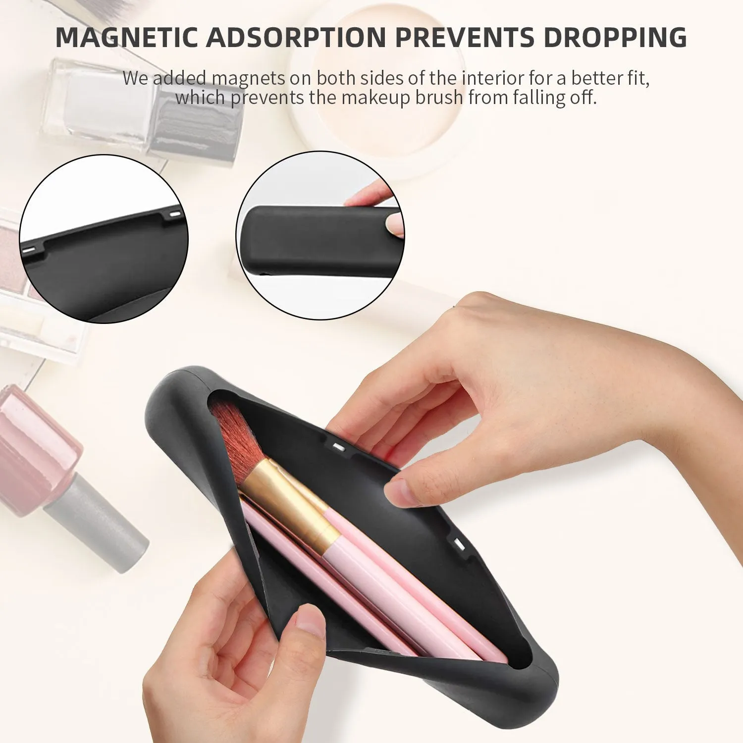 Silicone Makeup Brush Waterproof Storage