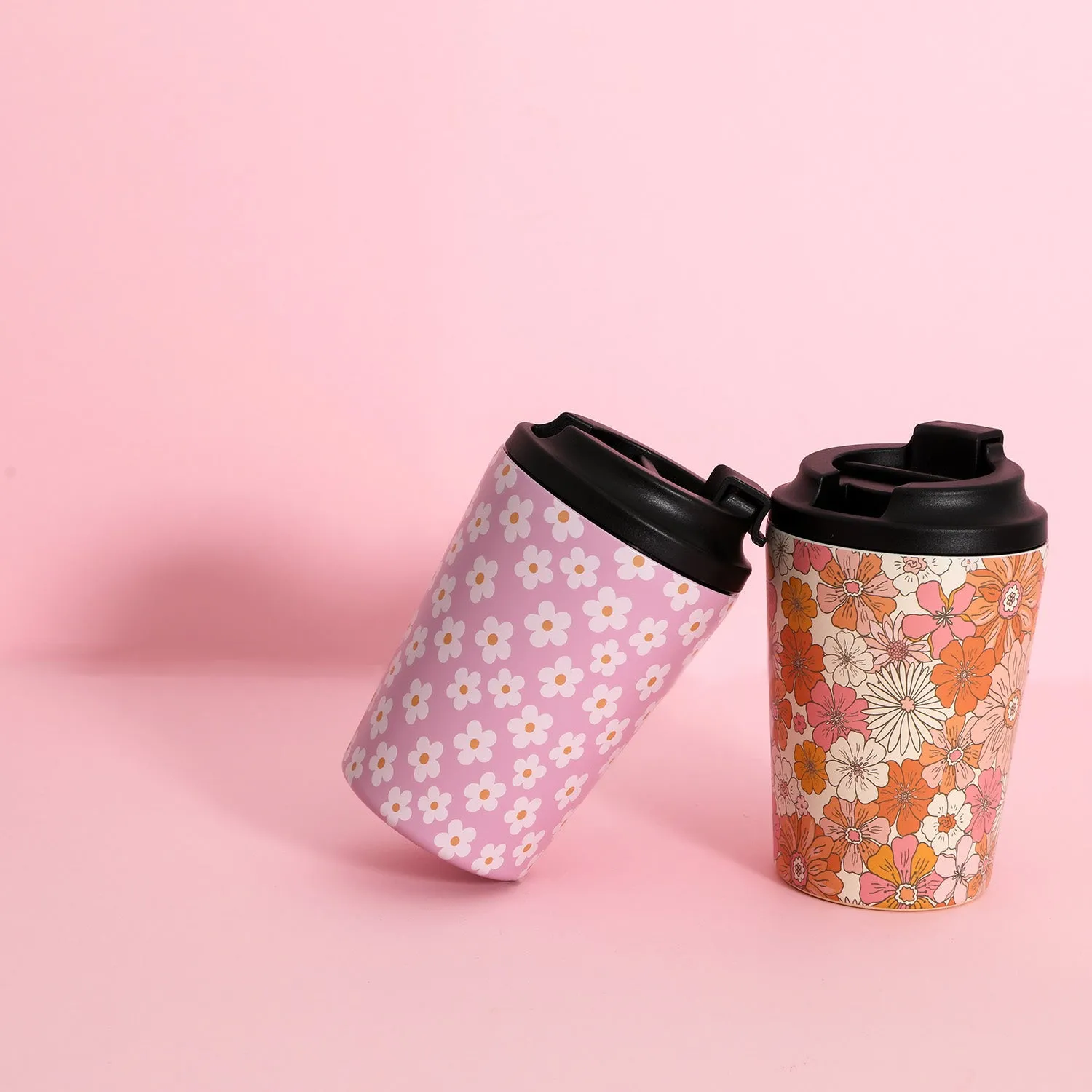 Sip by Splosh Insulated Coffee Cup - Retro Floral